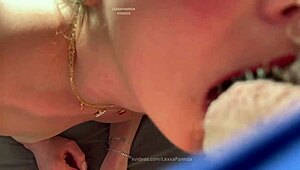 i saw this shy girl's pov blowjob end with cum in her mouth