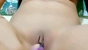 beautiful indian girl enjoys fingering in tight pussy