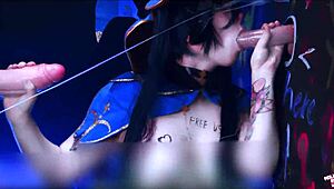 Astrologer Mona at glory hole