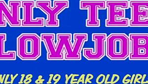 Petite Teen Girlfriend Devours Cock With Erotic Sucking And Face Fucking