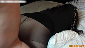 milf millie fox in cum on stockings compilation