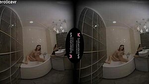 solo girl terry bliss often enjoys masturbating in vr with her shaved body