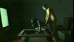 Sadako's intense sex tape with monster cock