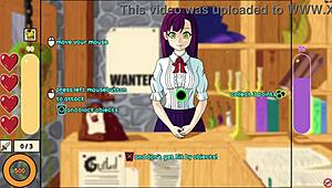 Getting The Tutorial Girl Topless With Clothes Ripped In Monster Girl Incursion 0 Striptease