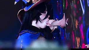 Astrologer Mona at glory hole