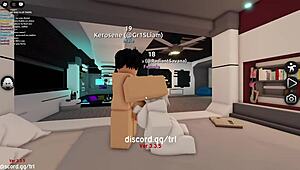 Intense Fucking And Creampie With Horny Man In Roblox Condo