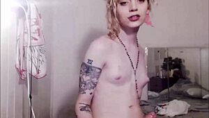 Horny transsexuals intense orgasm masturbation video jerking off