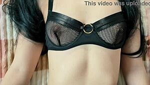 I saw the black haired girl takeing cock.