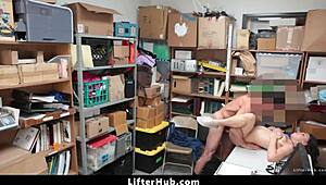 The Loss Prevention Officer Gives The Punishment To The ShopLifter That She Will Never Commit Shoplifting Again - Lifterhub