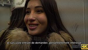 Debt4k monica wet sells pussy at night club