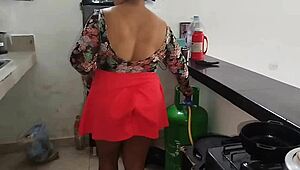 Big Ass Stepmom Craves Big Black Cock and Fucks Son's Friend