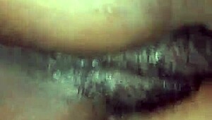 I'm playing with my landlady's fat pussy, so sweet and wet