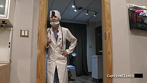 Blaire Celeste's Shaved Pussy Slapped In Corporate Slave Face Fucking