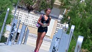 Outdoor Encounter With Fishing Guys In Retro Vintage Setting