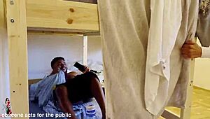 Latina Group with Bodybuilder in Squirting Anal Scene