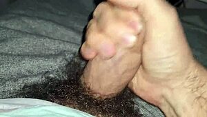 Day To Jerk Off With My Hairy Cock In Fetish Striptease!