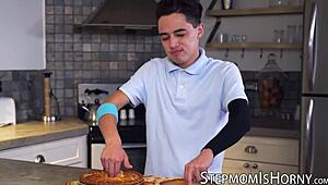 Man, this lucky young dude is banging insatiable stepmom Cory Chase hard.