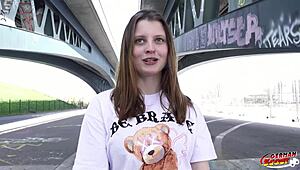 German Scout Skylar Sweet's First Anal Sex in Berlin Casting