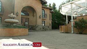 professor cassie del isla and security guard have intense session on her desk