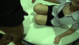 Thai College Chubby Milf Gets Creampie And Cum In Mouth!