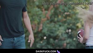 Oh Wow, How Does Blonde Cutie Lilly Handle Getting Banged by That Monster Black Cock in Her Tight Ass?