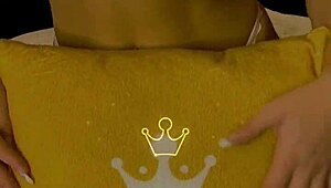 Naked wife masturbates teasing with anal plug and toy sucking