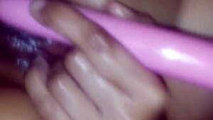 Wife uses vibrator for anal play with toys 😏