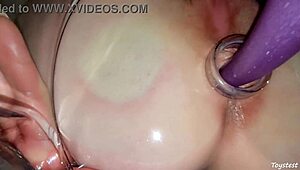 European Wife's Anal Fetish Fulfilled With Tight Ass Penetration On Chair