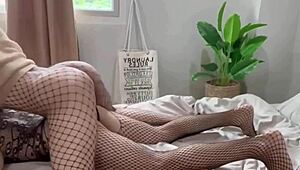 Oh man I was like pounding this asian ladyboy's dick so hard while she wore stockings, it was intense fucking!