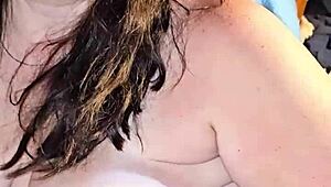 this hot milf starts cumming hard as the intense pleasure builds up in her body.