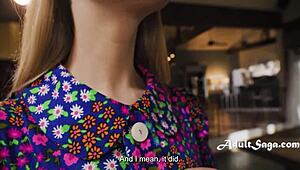 tiny girl invites her lesbian friend over for some face sitting and licking that makes her squirt hard, with lauren phillips and coco lovelock