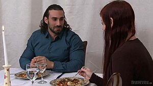 Young Transsexual Babysitter Chelsea Poe Sucks Monster Cock and Gets Ass Fucked Hardcore