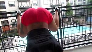 Ebony Twerk Ass Shaking Booty Dance