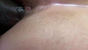 Cougar Sucks Big Cock in Lingerie Before Anal