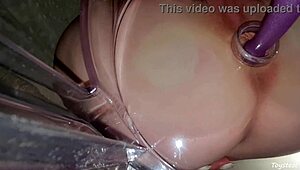 European Wife's Anal Fetish Fulfilled With Tight Ass Penetration On Chair