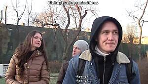 Steamy Pickup Leads to Group Fucking Scene