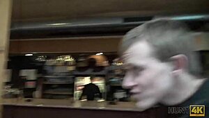 hunt4k stranger offers cash for passionate sex in bar with teen wife