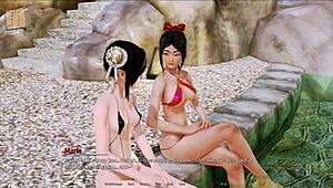 i explore the harem hotel in this game update