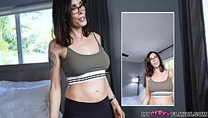 frustrated stepmilf seduces stepson for massive cock 😏