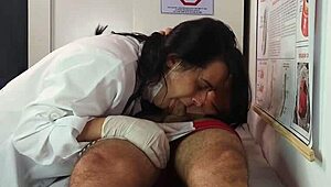 Nurse and Aesthetician Observe Patient