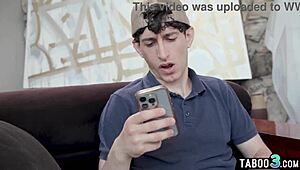 Red BBW MILF Stepmom Lauren Phillips Rides Stepson's Big Dick!