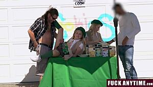 Stepdaughters suck cock under stepdad's guidance