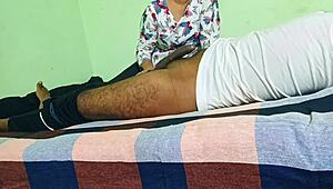 indian girl enjoys rough doggy with husband friend