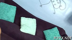 Bold gripping foreplay leads to intense sex.