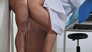 Hidden camera captures mexican doctor nataly getting fucked at work
