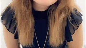 Teasing my wet pussy at work