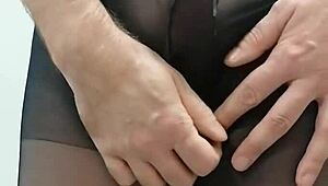 Sissy, why is your pantyhose full of cum?