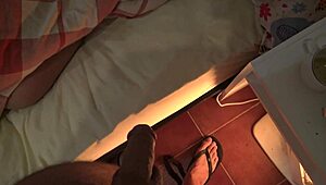 my stepson begged to fuck my hairy pussy at 7am