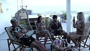 Couple kobra feels orgasm in bora cast.