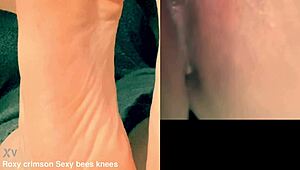 watch her smile as she gets cum on her ass from big cocks